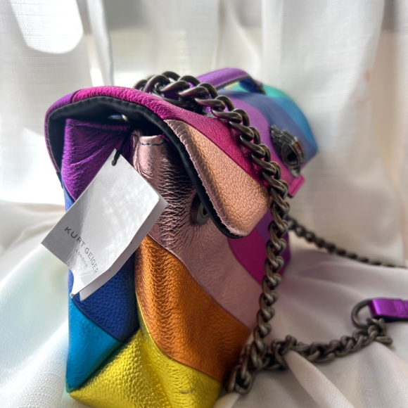 RAINBOW LEATHER KENSINGTON BAG KURT KEIGER - Picture 3 of 4